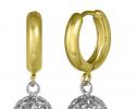 <em>Gold Ball Earrings</em>