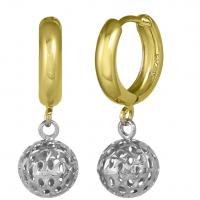 <em>Gold Ball Earrings</em>