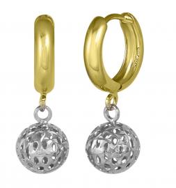 <em>Gold Ball Earrings</em>