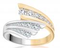 <em> 14K Gold and White Gold Diamond Ring; $1499 </em>